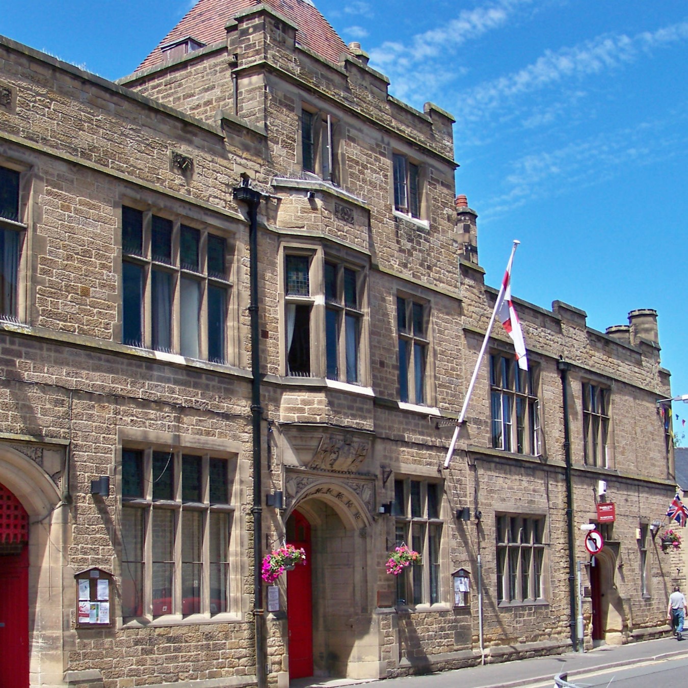 Bakewell Town Hall in the sunshine