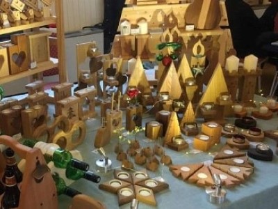 Woodcraft at a Dales Craft Fair